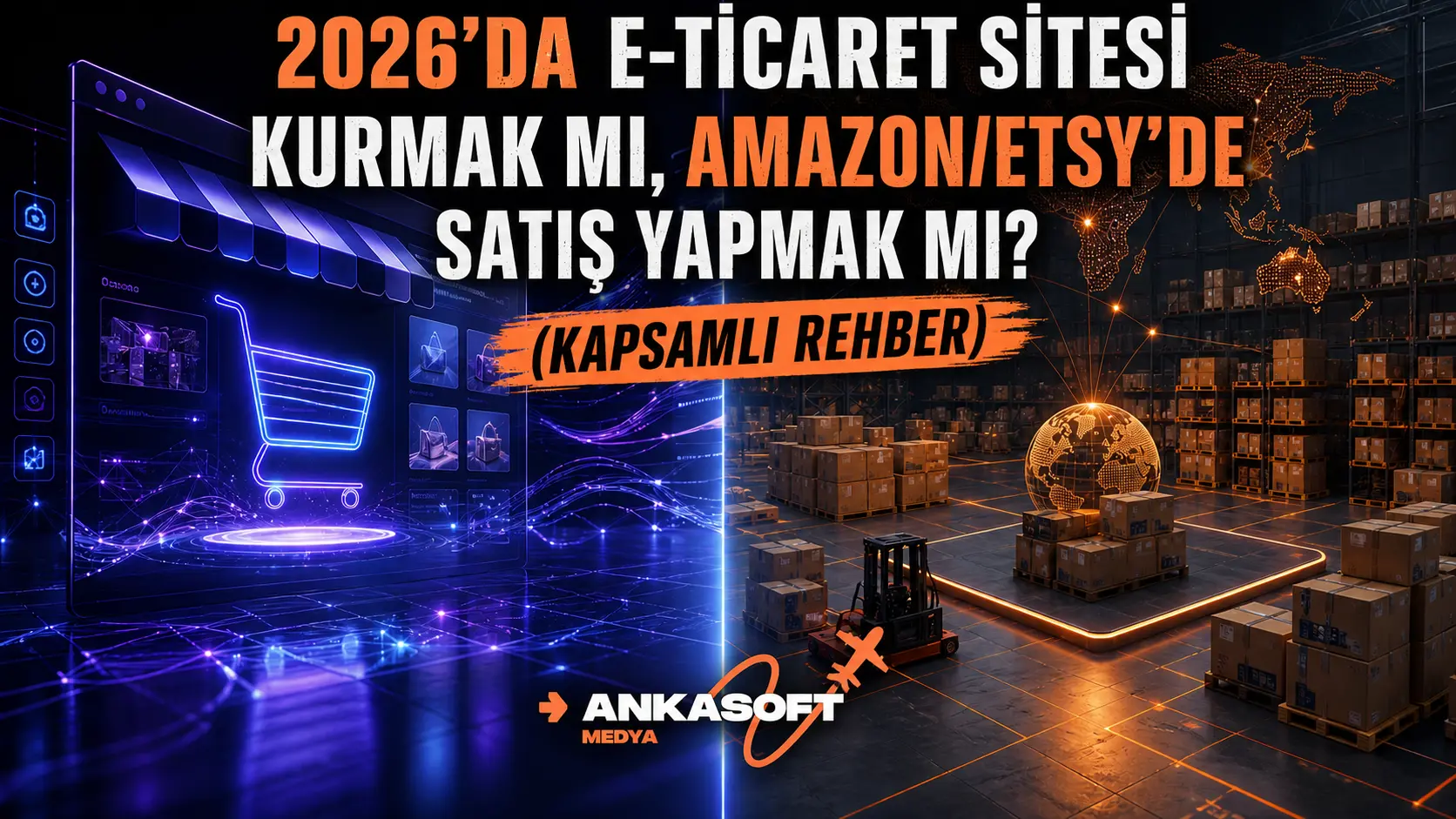 2026'da E-Ticaret Sitesi Kurmak mı, Amazon:Etsy'de Satış Yapmak mı? (Kapsamlı Rehber)
